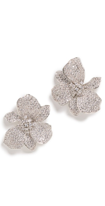SHASHI 18k Eden Earrings White Gold