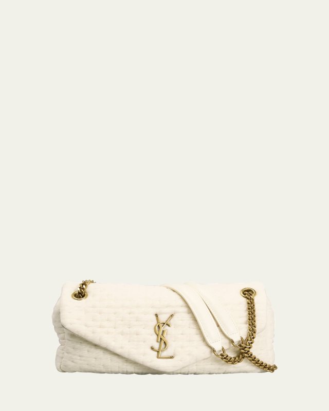 Calypso Small YSL Shoulder Bag in Organza