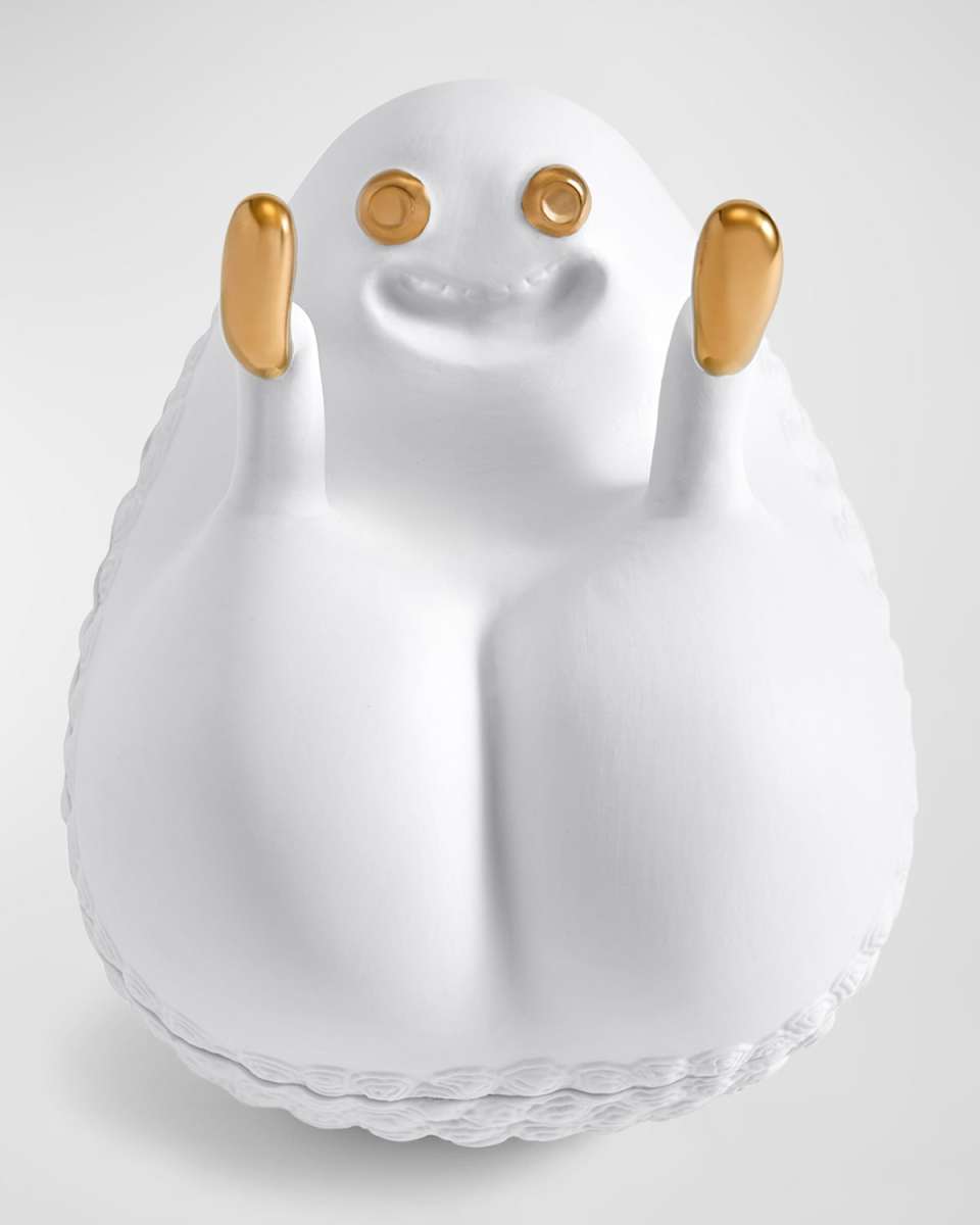 Haas White & Gold Butts Up Box