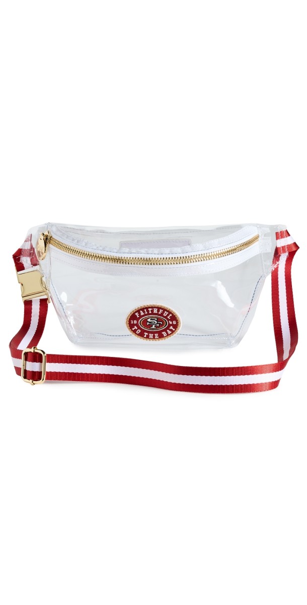 Stoney Clover Lane San Francisco 49ers Clear Fanny Pack Red/Whit