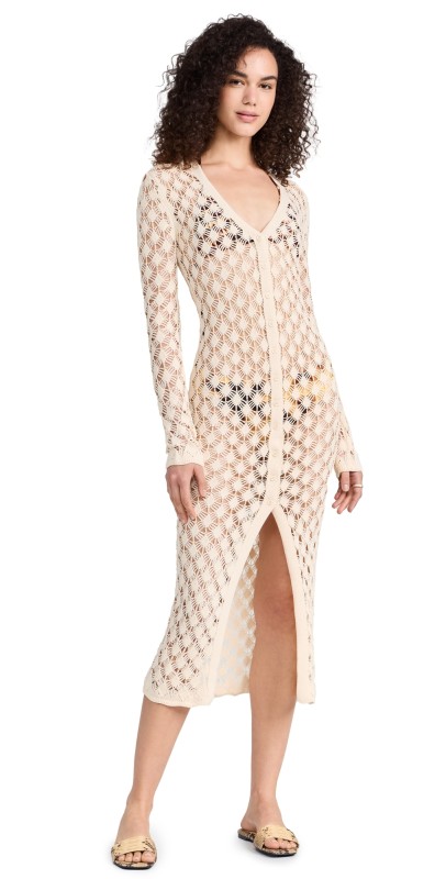 PQ Swim Sweater Dress Ivory