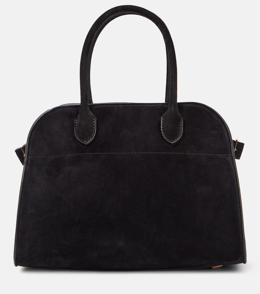 The Row Soft Margaux 10 suede tote bag