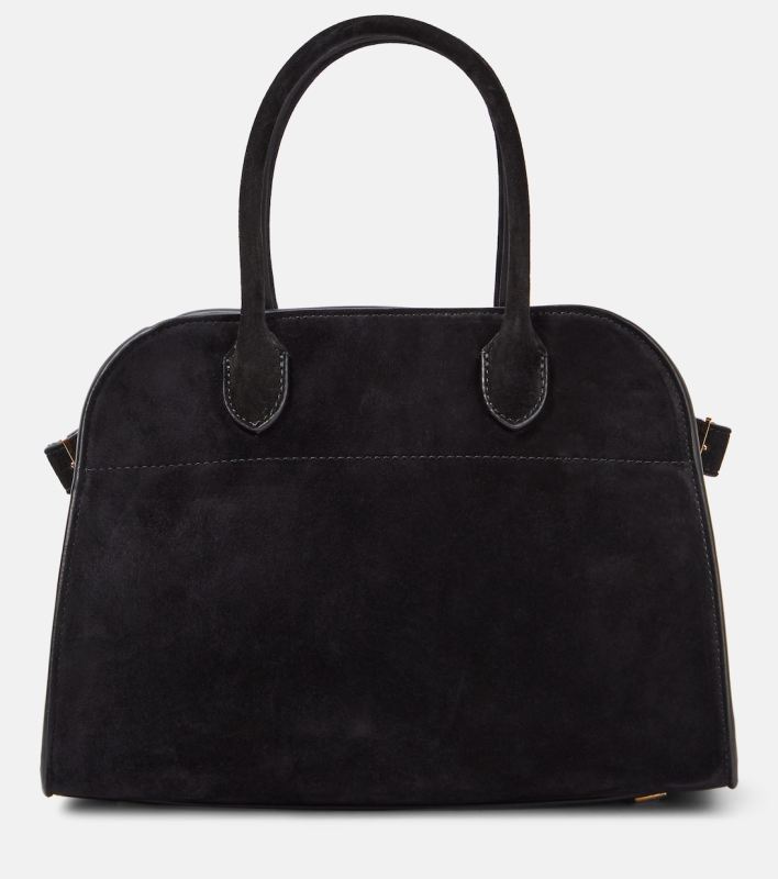 The Row Soft Margaux 10 suede tote bag