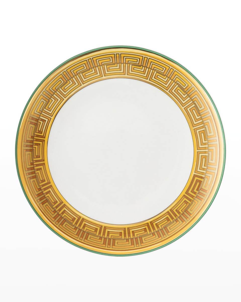 Medusa Amplified Green Coin Dinner Plate