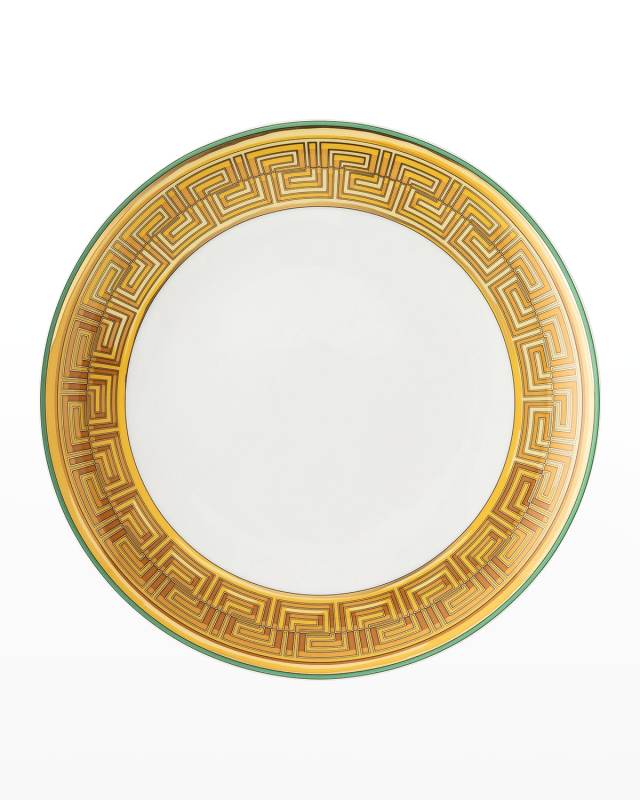 Medusa Amplified Green Coin Dinner Plate