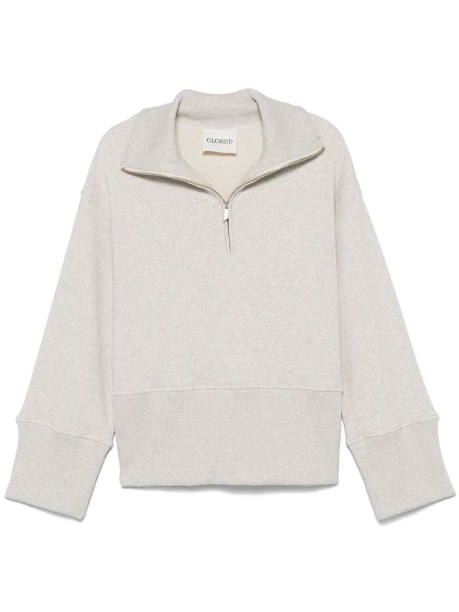 zip-up sweatshirt