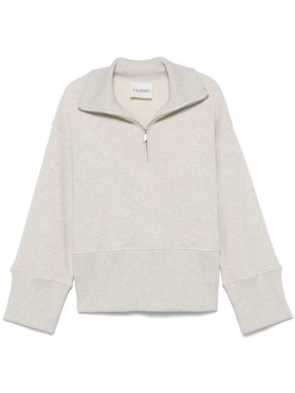 zip-up sweatshirt