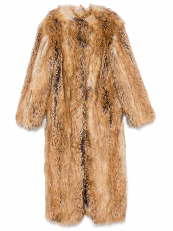 faux-fur coat