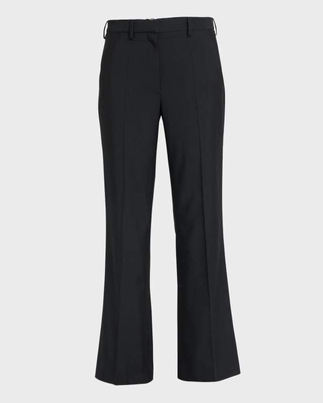 Gandal Mid-Rise Straight Leg Crepe Pants