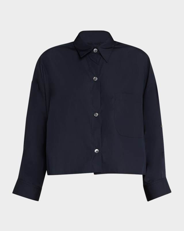 Next Ex Cropped Shirt in Superfine Cotton