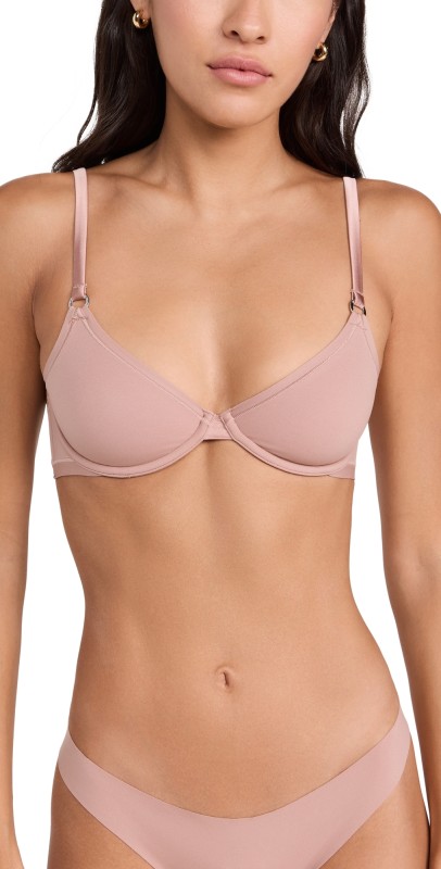 Fleur du Mal Le Stretch Multifit Micro Unlined Balconette Bra Black