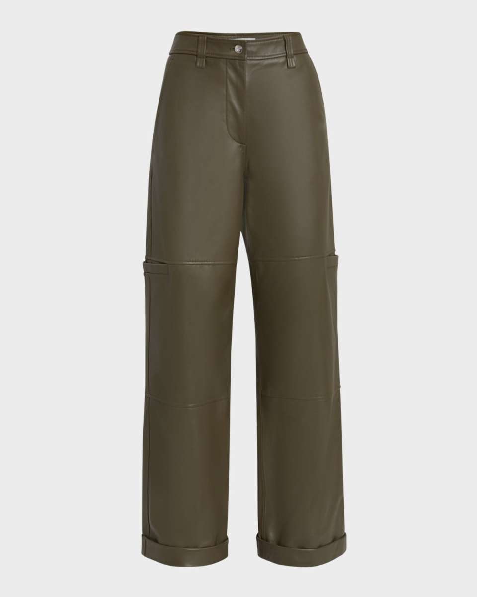 Mason Paneled Leather Pants