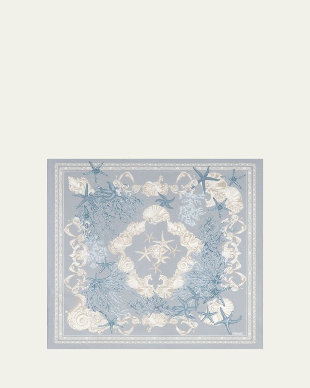 La Vacanza Silk Twill Square Scarf