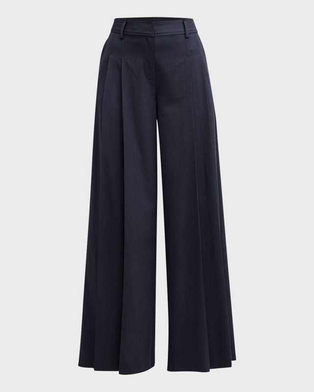 New Didi Wool-Blend Wide-Leg Pants