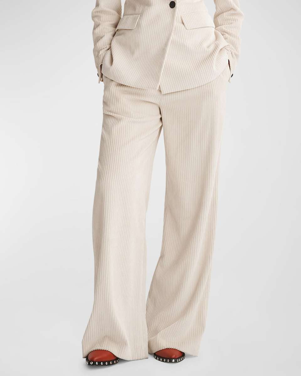 Bennett Wide-Leg Corduroy Pants