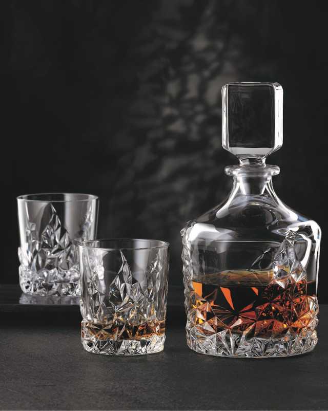 Sculpture 3-Piece Whiskey Set