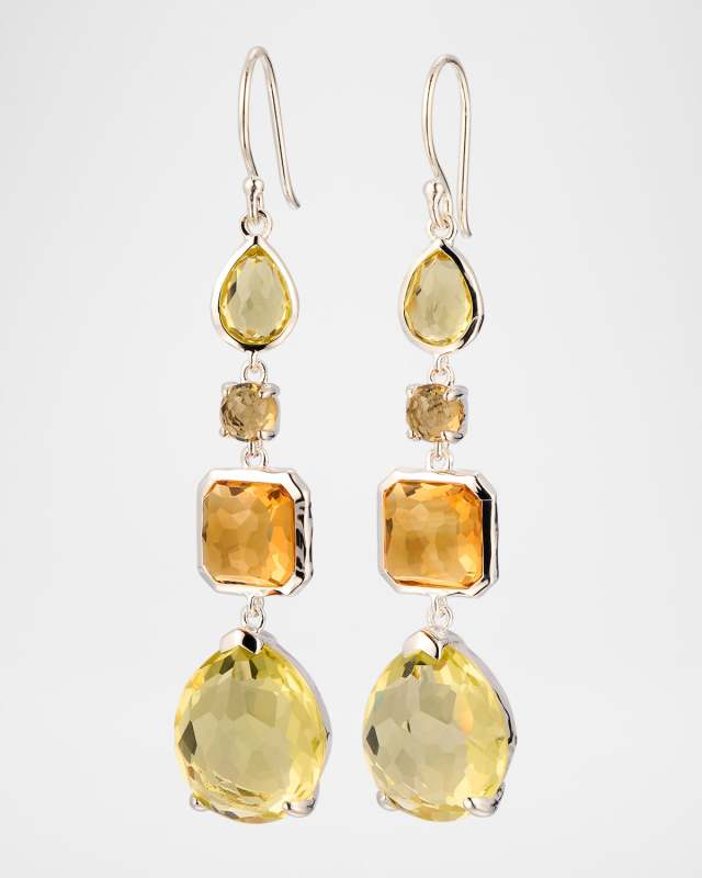 Rock Candy Girasole 4-Stone Drop Earrings in Sterling Silver