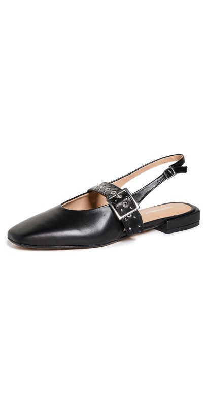 Intentionally Blank Pearl Flats Black