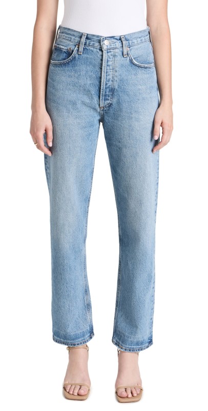 AGOLDE 90's Pinch Waist High Rise Straight Jeans Soul
