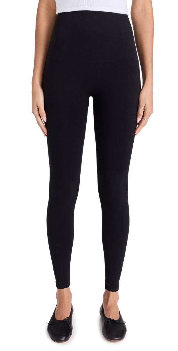 SPANX High Waisted Look at Me Now Leggings Very Black