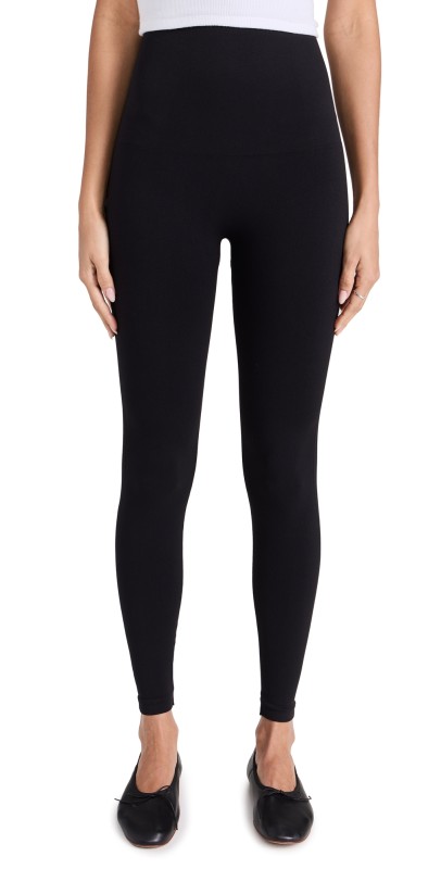 SPANX High Waisted Look at Me Now Leggings Very Black