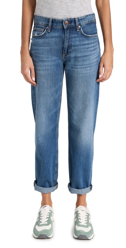 rag & bone Featherweight Dre Low-Rise Baggy Jeans Blake