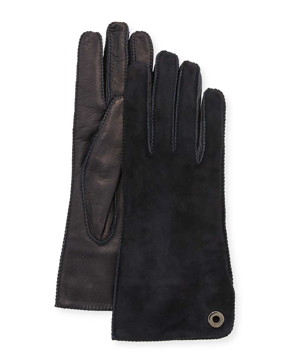 Jacqueline Suede and Leather Gloves
