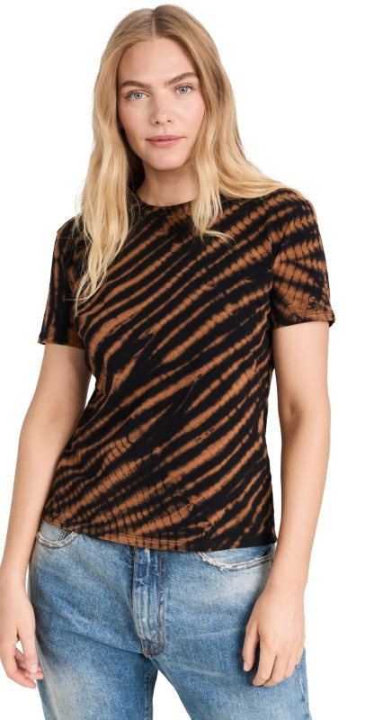 Proenza Schouler White Label Finley T-Shirt Black/Rust