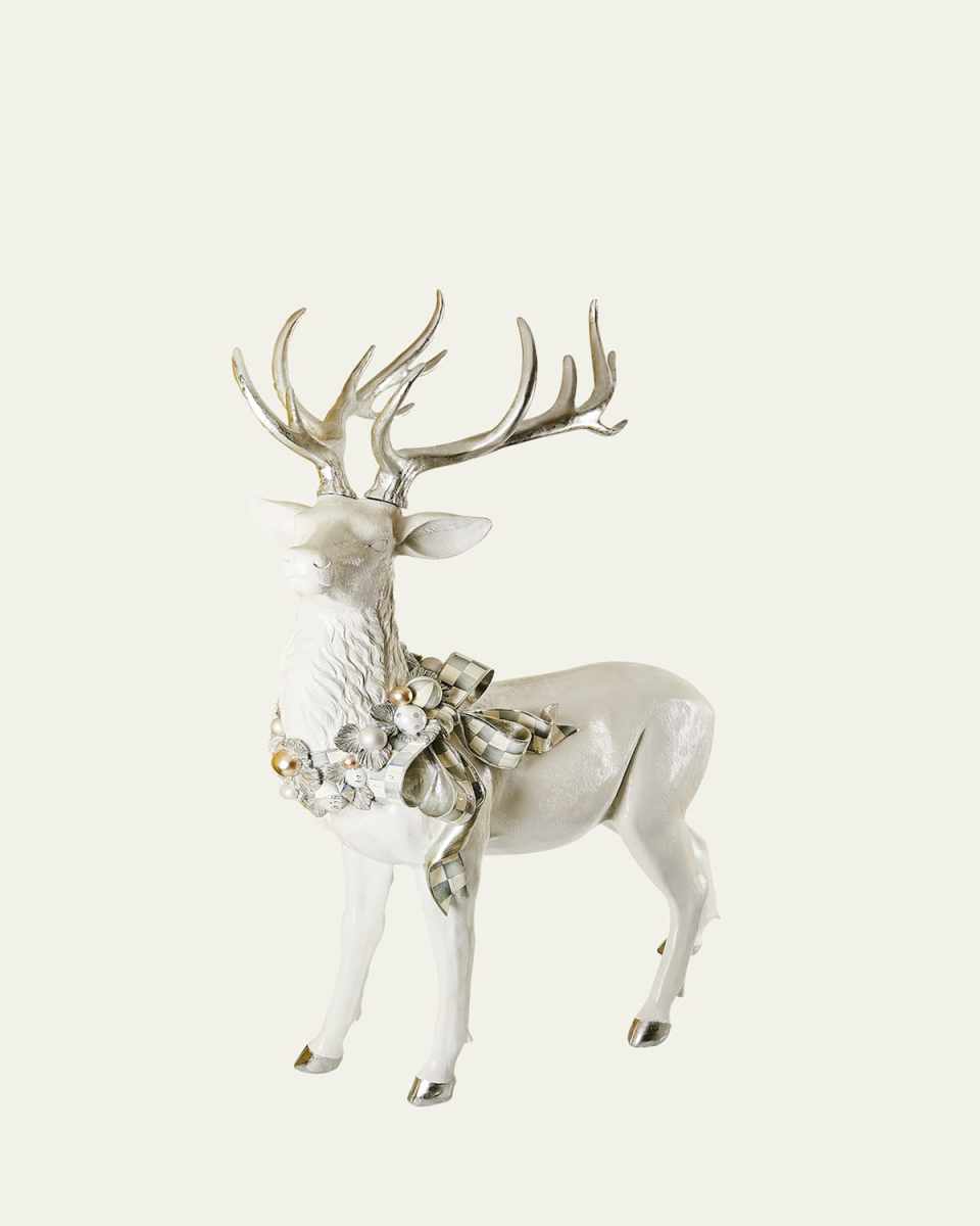 Crystal Palace Standing Trophy White-Tailed Deer Holiday Decor