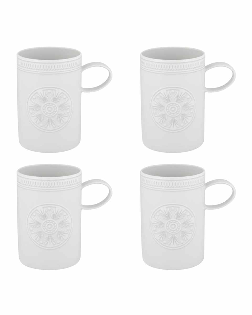 Ornament Coffee Mugs, Set of Four