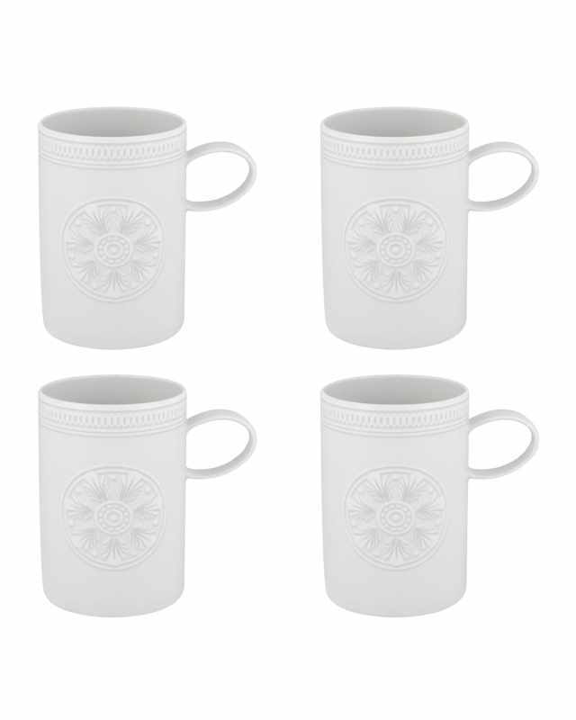 Ornament Coffee Mugs, Set of Four