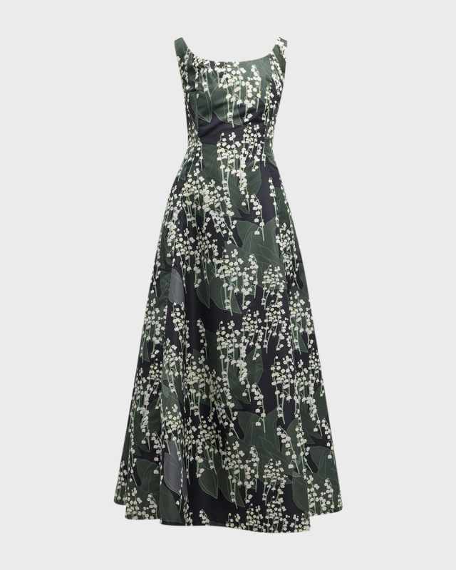 Maudette Floral-Print Dress