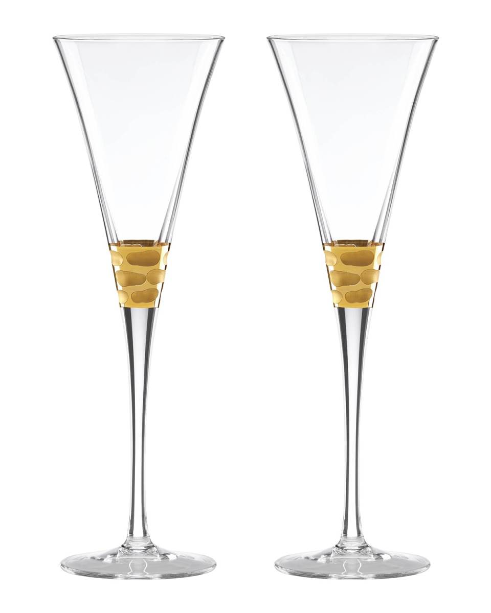 Truro Toasting Flutes, Set of 2