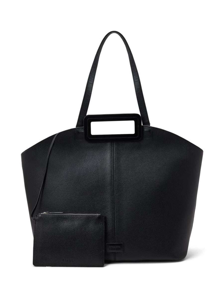 logo-appliqué tote bag