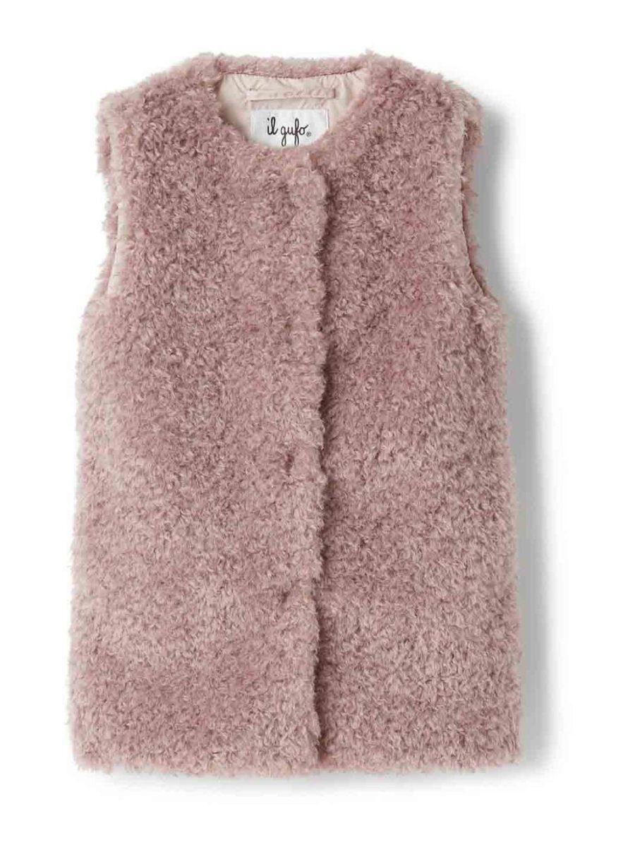 Il Gufo Manteau En Fourrure - Métallique