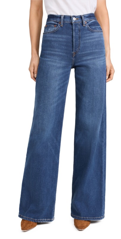 RE/DONE 70s Ultra High Rise Wide Leg Jeans Monterey Fade