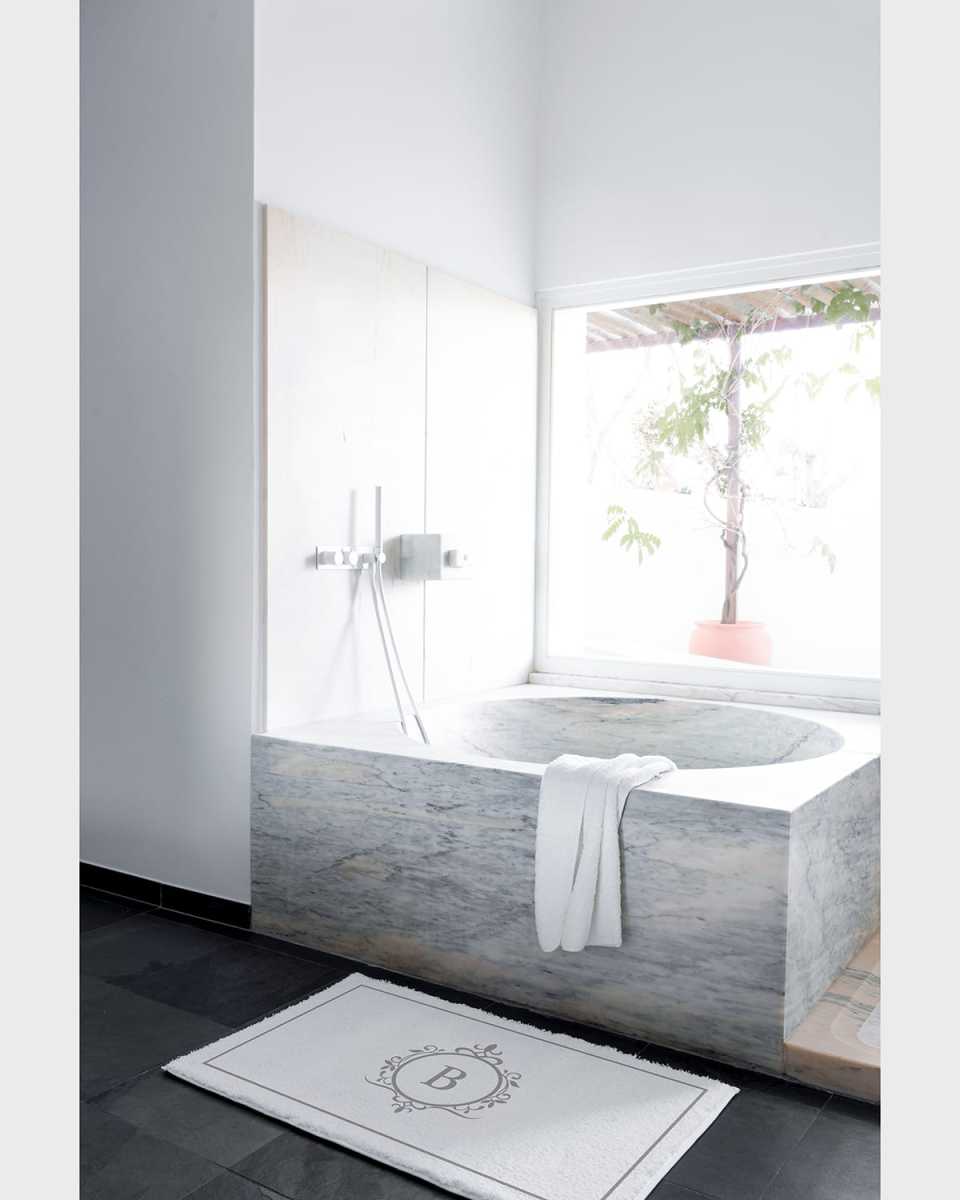 Egoist "B" Monogrammed Bath Rug