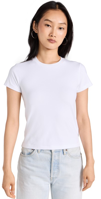 RE/DONE 90s Baby Tee Optic White