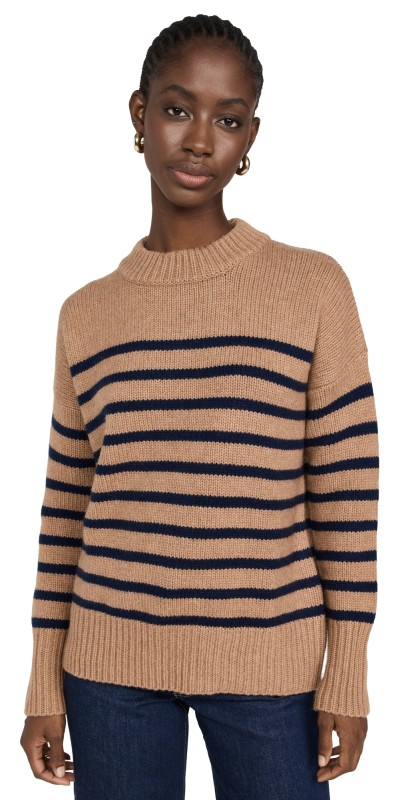 La Ligne Marin Sweater Camel/Navy