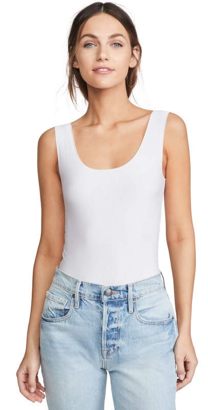 Commando Butter Tank Bodysuit Black