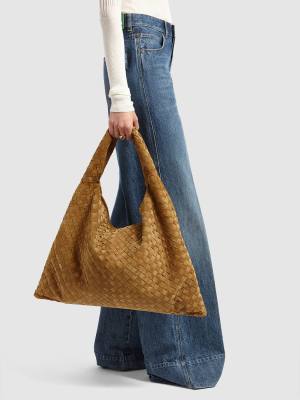 Bottega Veneta Large Hop suede shoulder bag