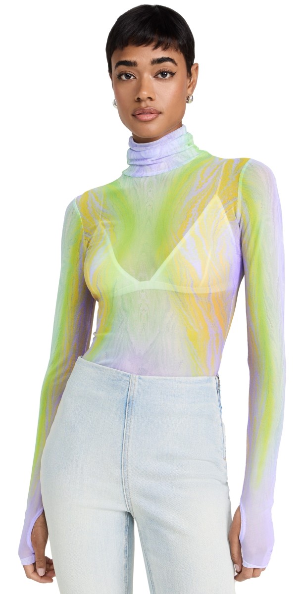 AFRM Zadie Top Placed Citrus Swirl