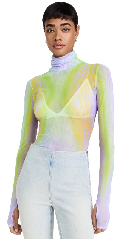 AFRM Zadie Top Placed Citrus Swirl