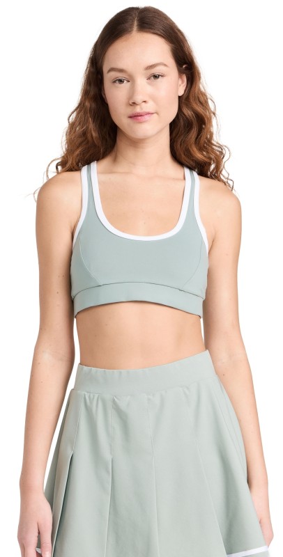 Varley Move Selma Bra Mineral Green/White