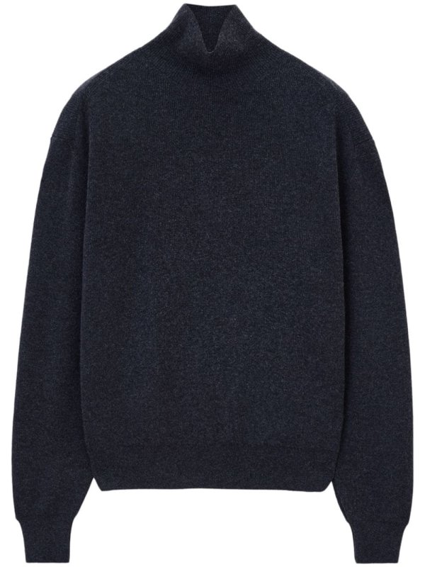 high-neck jumper
