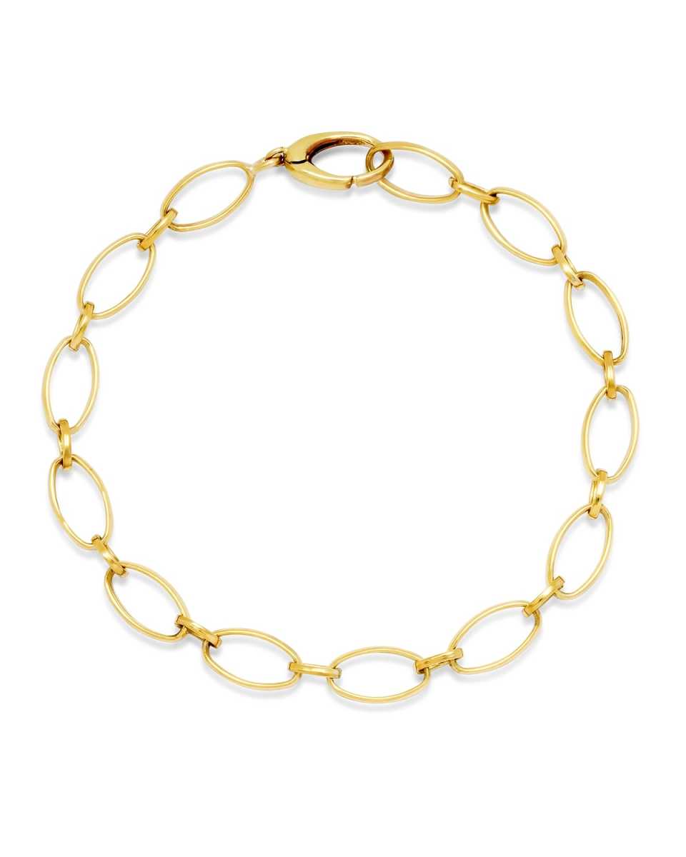 Small and Medium Edith Link Bracelet