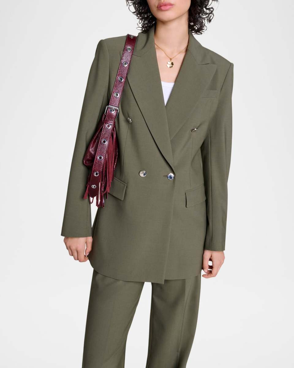Volivia Double-Breasted Blazer