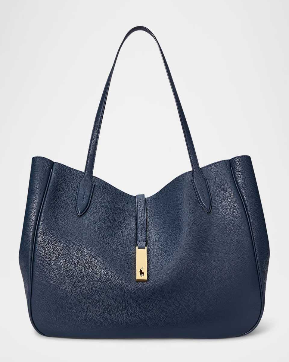Medium Grain Leather Tote Bag