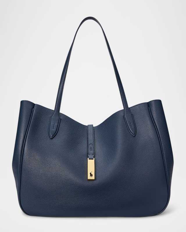 Medium Grain Leather Tote Bag