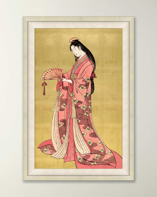 "Floral Geisha 1" Wall Art